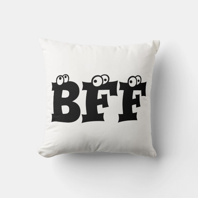 Decorativo Mejores amigos de BFF para siempre, Cojín (Anverso)