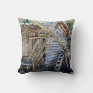 Decorativo Molino de agua - cojín fotográfico rústico
