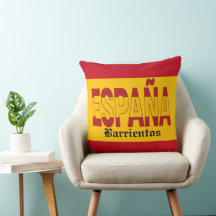 Monograma de ESPAÑA - ¡VEA ATRÁS! Cojín