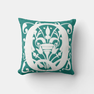 Decorativo Monograma de letra inicial - Cojín