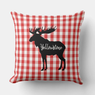Decorativo Moose de Cojín decorativo-amarillenta