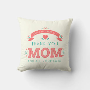 Decorativo Muchas gracias por el día de la madre   COJÍN DECO