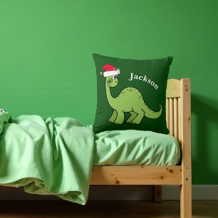 Decorativo Niños Navidades Dinosaurios Personalizado Cojín de