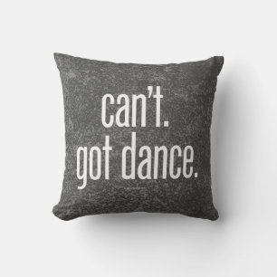 Decorativo No puedo. Tengo Baile. Cojín lumbar