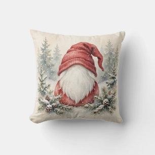 Decorativo Nordic Gnome Pines — Cojín de Navidad