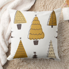 Decorativo Patrón de árbol de Navidad – Cojín de vacaciones n