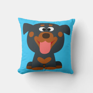 Decorativo Personalizado Cute Baby Rottweiler Mojo Cojín deco
