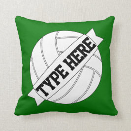 Decorativo Personalizado de equipo de voleibol Cojín decorati
