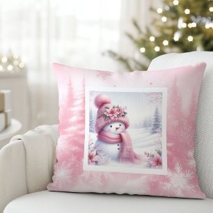 Decorativo Querido cojín de Pinkmas Bosque de Invierno para d