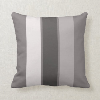 Decorativo Raya caliente del gris 3 (2 de 3) 16" Cojín