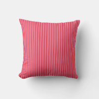 Rayas rojas rosadas, moderna, elegante cojín decor