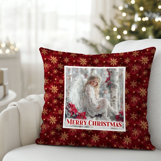 Decorativo Regalo de cojín angelical de Navidad Hada (Fairy Angelic Christmas Pillow Gift)
