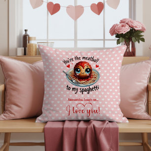 Decorativo Regalo de cojín de amor divertido con nombre perso