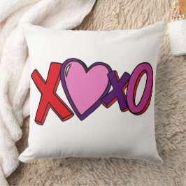 Decorativo regalo de decoración para el hogar, cojín XOXO, re