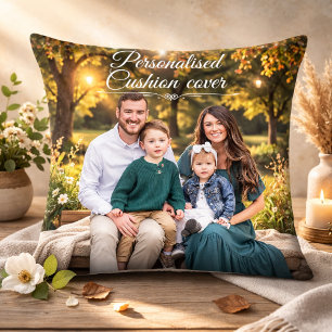 Decorativo Regalo de funda de cojín personalizada para famili