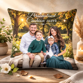 Decorativo Regalo de funda de cojín personalizada para famili