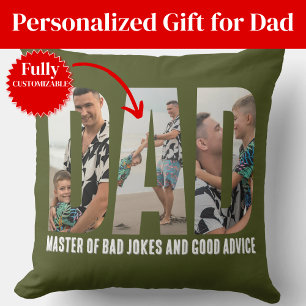 Decorativo Regalo de humor divertido para papá, cojín para Na