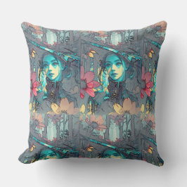 Decorativo Resumen de diseño de arte caprichoso Cojín decorat