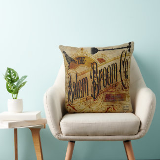 Decorativo Salem Broom de temporada gótica Co. Cojín decorati