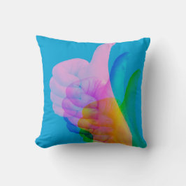 Decorativo símbolo ok en cojín