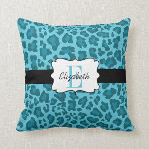 Decorativo Sombras de encargo del leopardo del Cojín