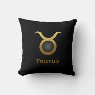 Decorativo Taurus Zodiac / Cojín Símbolo de Tauro