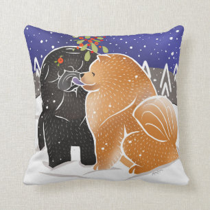 Decorativo TODO LO QUE QUIERO PARA NAVIDAD Chow cojín -elegir