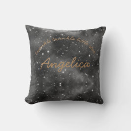 Decorativo Twinkle twinkle pequeñas estrellas cojín personali