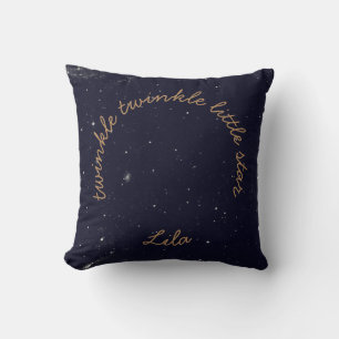 Decorativo Twinkle twinkle pequeñas estrellas cojín personali
