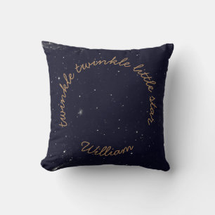 Decorativo Twinkle twinkle pequeñas estrellas cojín personali