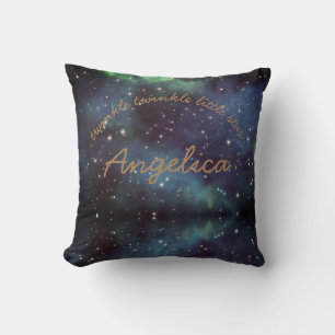 Decorativo Twinkle twinkle pequeñas estrellas cojín personali