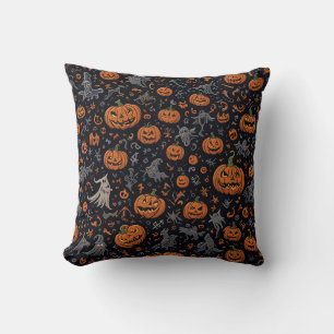 Decorativo Un acogedor cojín de Halloween