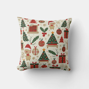 Decorativo Un cojín acogedor para un Navidad hermoso