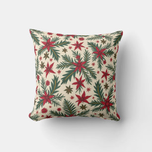 Decorativo Un cojín cálido con Navidades y ambiente invernal