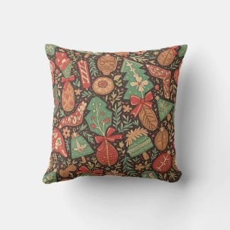 Decorativo un cojín de emotivos Navidades