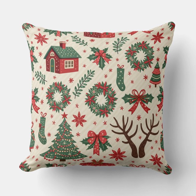 Decorativo Un cojín para los Navidades (Anverso)