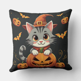 Decorativo un lindo cojín de Halloween