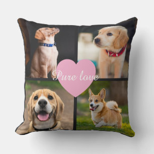 Decorativo Una plantilla de cojín de mascota personalizada pa