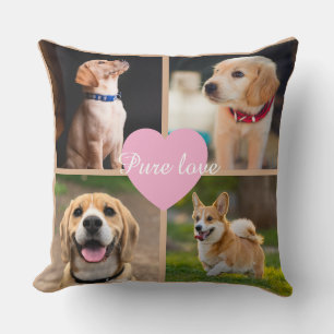 Decorativo Una plantilla de cojín de mascota personalizada pa