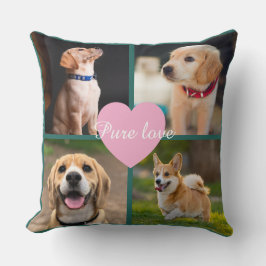 Decorativo Una plantilla de cojín de mascota personalizada pa