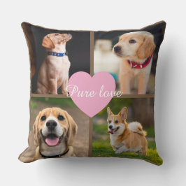 Decorativo Una plantilla de cojín de mascota personalizada pa