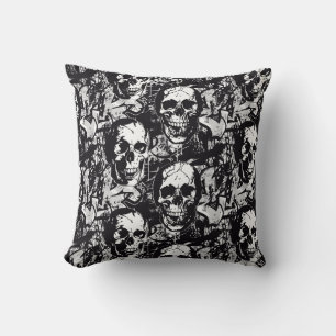 Decorativo Urban Art Skull Pillow Design, Cojín B31