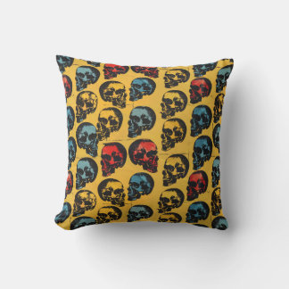 Decorativo Urban Art Skull Pillow Design, Cojín B46