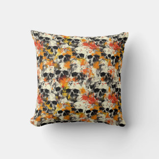 Decorativo Urban Art Skull Pillow Design, Cojín B51