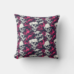 Decorativo Urban Art Skull Pillow Design, Cojín B84