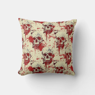 Decorativo Urban Art Skull Pillow Design, Cojín C24