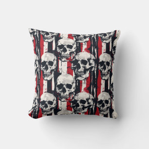 Decorativo Urban Art Skull Pillow Design, Cojín C77
