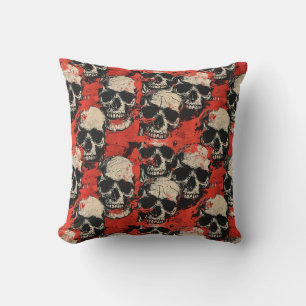 Decorativo Urban Art Skull Pillow Design, Cojín C78