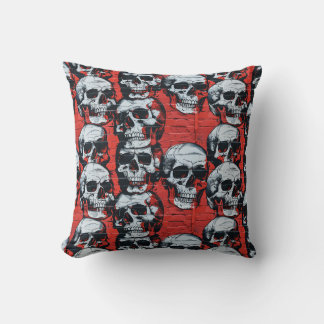 Decorativo Urban Art Skull Pillow Design, Cojín C84