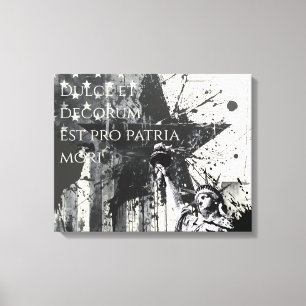 Decorum Est Pro Patria Mori Arte Patriótico Libert